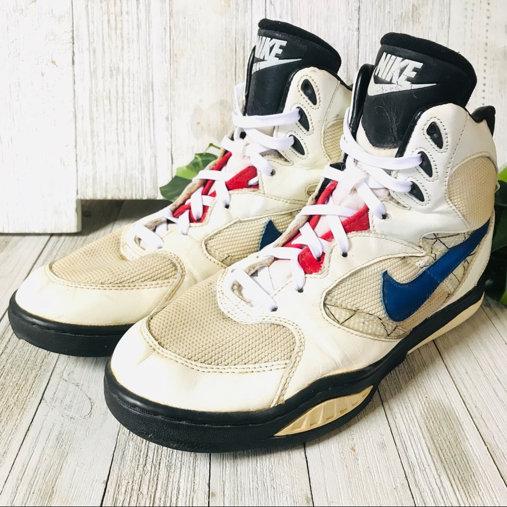 1993 Vintage Nike Hi Top Sneaker Shoes - Picture 3 of 8